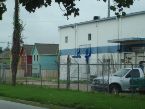 Avenue CDC developed affordable homes across the street from an abandoned factory